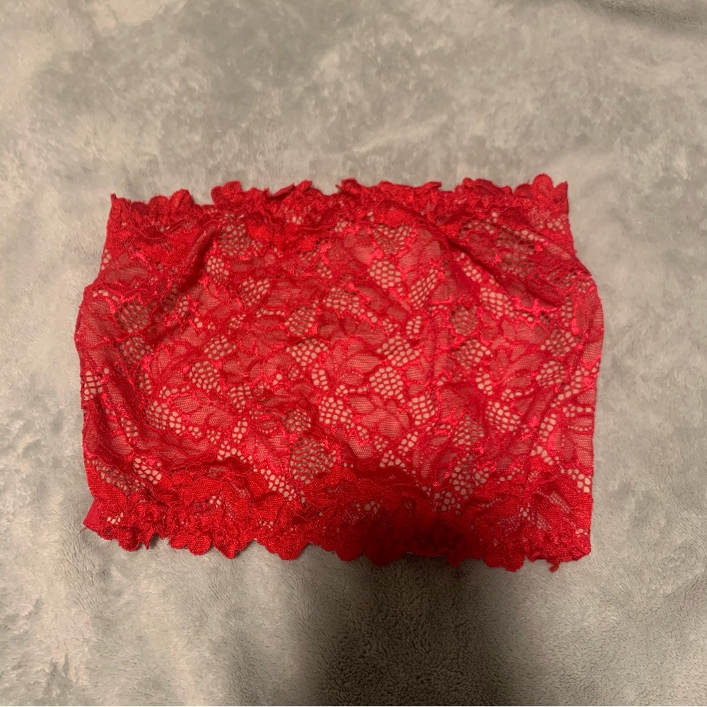 Dynamite size xs lace bandeau top
